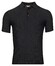 Thomas Maine Short Sleeve Subtle Structure Knit Piqué Garment Dye Polo Navy