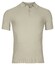 Thomas Maine Short Sleeve Subtle Structure Knit Piqué Garment Dye Poloshirt Dusty Green