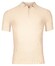 Thomas Maine Short Sleeve Subtle Structure Knit Piqué Garment Dye Poloshirt Kitt