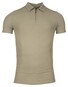 Thomas Maine Short Sleeve Zip Collar Hyperflex Piqué Polo Groen