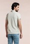 Thomas Maine Short Sleeve Zip Collar Hyperflex Piqué Polo Mintgroen
