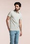 Thomas Maine Short Sleeve Zip Collar Hyperflex Piqué Poloshirt Mint Green