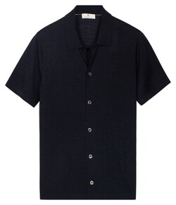 Thomas Maine Single Knit Fine Merino Cardigan Navy