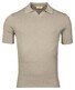 Thomas Maine Single Knit Garment Dye Light Stone Wash No Buttons Collar Polo Dusty Green