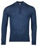 Thomas Maine Skipper Half Zip Single Knit Fine Merino Trui Indigo