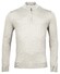 Thomas Maine Skipper Half Zip Single Knit Fine Merino Trui Licht Grijs
