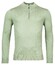Thomas Maine Skipper Half Zip Single Knit Fine Merino Trui Soft Mint