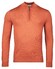 Thomas Maine Skipper Half Zip Single Knit Fine Merino Trui Terra