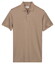 Thomas Maine Soft Liquid Cotton Short Sleeve Polo Licht Beige