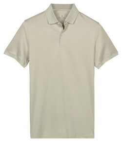 Thomas Maine Soft Liquid Cotton Short Sleeve Poloshirt Mint Green