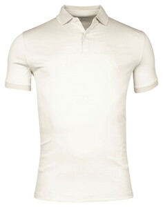 Thomas Maine Soft Liquid Cotton Solid Color Polo Beige