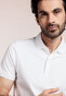 Thomas Maine Soft Liquid Cotton Solid Color Polo Wit