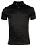 Thomas Maine Soft Liquid Cotton Solid Color Polo Zwart