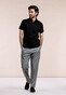 Thomas Maine Soft Liquid Cotton Solid Color Polo Zwart