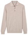 Thomas Maine Solid Color Half Milano Knit Trui Kitt