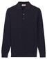 Thomas Maine Solid Color Half Milano Knit Trui Navy