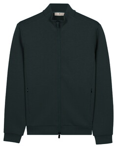 Thomas Maine Sweat Cardigan Full Two-Way Zip Doubleface Interlock Navy