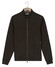 Thomas Maine Sweat Cardigan Full Two Way Zip Side Pockets Vest Donker Bruin