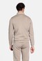 Thomas Maine Sweat Cardigan Full Two Way Zip Side Pockets Vest Greige