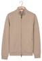 Thomas Maine Sweat Cardigan Full Two Way Zip Side Pockets Vest Greige