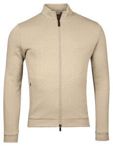 Thomas Maine Sweat Cardigan Full Two-Way Zip Vest Dusty Green