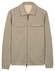 Thomas Maine Sweat Double Chest Pocket Two-Way Zip Overshirt Groen