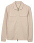 Thomas Maine Sweat Double Chest Pocket Two-Way Zip Overshirt Kitt