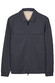 Thomas Maine Sweat Double Chest Pocket Two-Way Zip Overshirt Navy