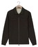 Thomas Maine Sweat Full Zip Double Chestpocket Vest Donker Bruin