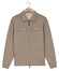 Thomas Maine Sweat Full Zip Double Chestpocket Vest Greige