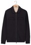 Thomas Maine Sweat Full Zip Double Chestpocket Vest Navy