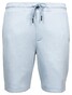 Thomas Maine Sweat Short Drawstring Doubleface Joggingbroek Licht Blauw