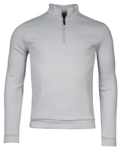 Thomas Maine Sweatshirt Half Zip Doubleface Interlock Pullover Ice Green