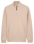 Thomas Maine Sweatshirt Half Zip Doubleface Interlock Trui Kitt