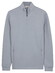 Thomas Maine Sweatshirt Half Zip Doubleface Interlock Trui Licht Blauw
