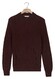 Thomas Maine Turtle Neck Half Cardigan Stitch Elastan Plated Melange Color Trui Bordeaux