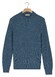 Thomas Maine Turtle Neck Half Cardigan Stitch Elastan Plated Melange Color Trui Light Denim
