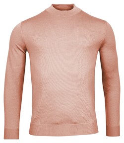 Thomas Maine Turtleneck Single Knit Pullover Light Peach
