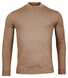 Thomas Maine Turtleneck Single Knit Trui Midden Bruin