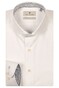 Thomas Maine Two-Ply Twill Subtle Feather Pattern Contrast Bari Cutaway Overhemd Wit-Blauw