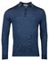 Thomas Maine Uni Color Fine Merino Pullover Polo Collar Trui Indigo