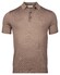 Thomas Maine Uni Color Fine Merino Single Knit Polo Greige