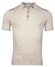 Thomas Maine Uni Color Fine Merino Single Knit Polo Licht Grijs
