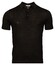 Thomas Maine Uni Color Fine Merino Single Knit Polo Zwart