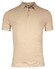 Thomas Maine Uni Color Half Milano Knit Polo Beige