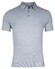 Thomas Maine Uni Color Half Milano Knit Polo Licht Blauw