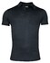Thomas Maine Uni Color Merino Wool Jersey Short Sleeve Polo Indigo