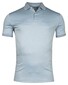 Thomas Maine Uni Color Soft Liquid Cotton Short Sleeve Polo Blauw