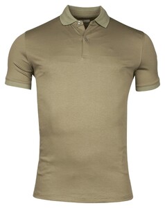 Thomas Maine Uni Color Soft Liquid Cotton Short Sleeve Polo Emerald Green