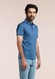Thomas Maine Uni Color Soft Liquid Cotton Short Sleeve Polo Jeans Blauw